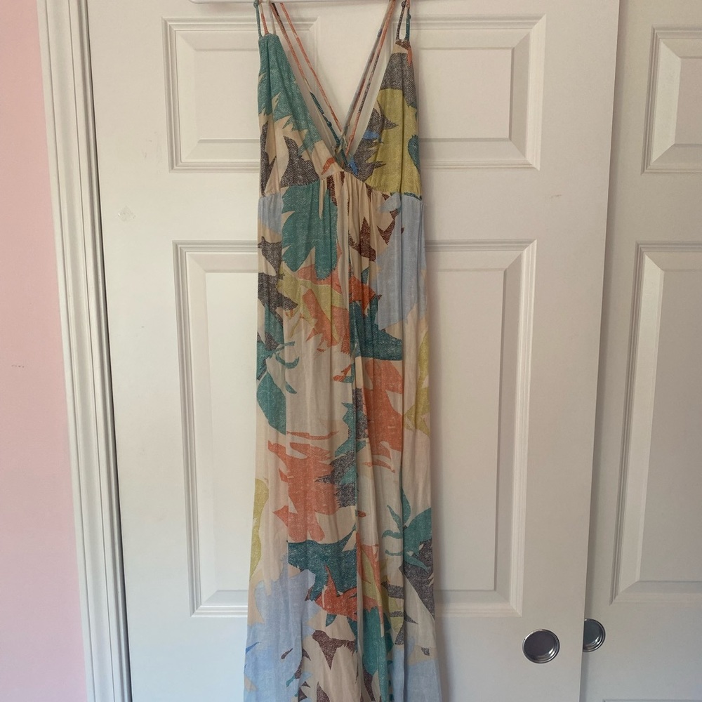 multicolored summer dress